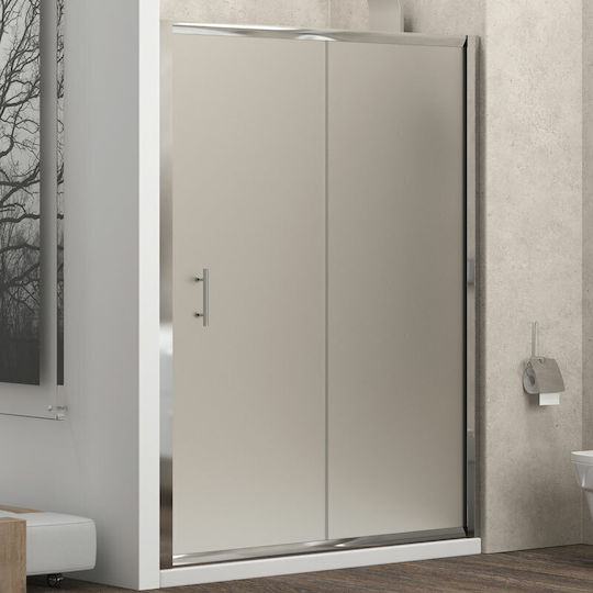 Karag Flora 500 + 2xS-10 Καμπίνα Ντουζιέρας με Συρόμενη Πόρτα 150x70x190cm Satine Cromo Karag Flora 500 + 2xS-10 Καμπίνα Ντουζιέρας με Συρόμενη Πόρτα 150x70x190cm Satine Cromo