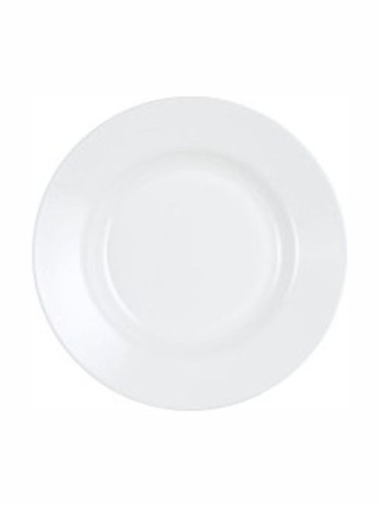 Luminarc Everyday Πιάτο Γλυκού Γυάλινο Λευκό με Διάμετρο 19cm