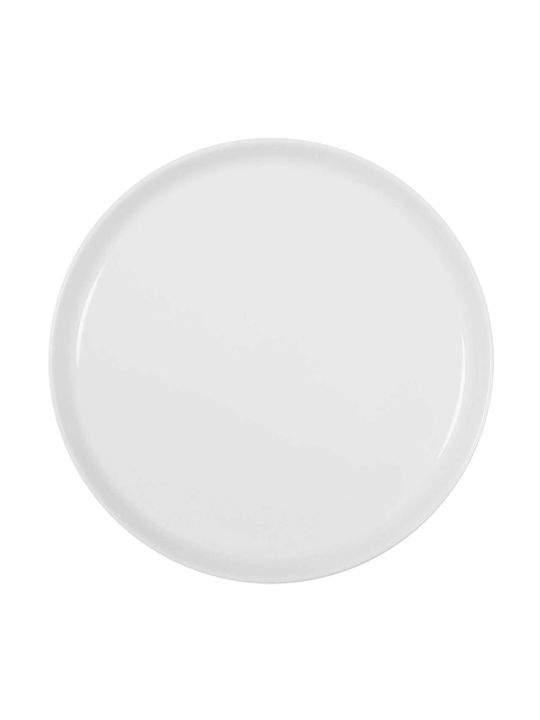 e-exoplismos Nordika Costaverde series Plate Shallow made of Porcelain White with Diameter 22cm 12pcs