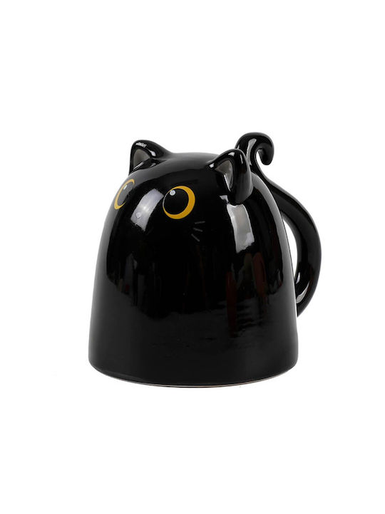 Total Gift Ceramic Cup Black 300ml