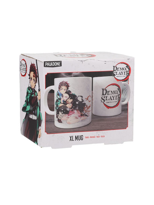 Paladone Demon Slayer Kimetsu No Yaiba (XL) Mug Ceramic White 550ml