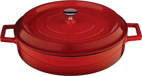 Lava Lava Ρηχή Töpfe aus Gusseisen 3.51l / 28cm Rote