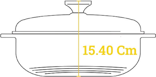 Lodge Ρηχή Κατσαρόλα από Μαντέμι 2.8lt / 31.9cm