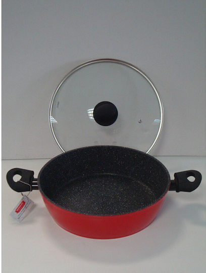 Cook-Shop Marblestone Flacher Topf aus Aluminium 30cm