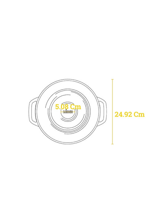 Lodge Ρηχή Κατσαρόλα από Μαντέμι 2.8lt / 31.9cm