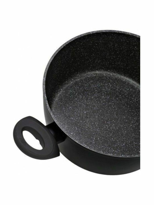 Cryspo Trio Petra Βαθιά Κατσαρόλα από Αλουμίνιο 4.9lt / 24cm
