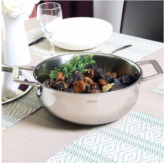 Cristel Castel Pro Deep Stainless Steel Pot 2.7lt / 20cm