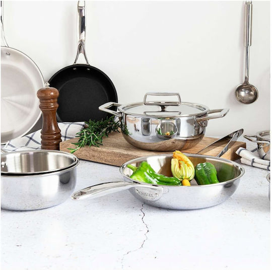 Cristel Castel Pro Deep Stainless Steel Pot 2.7lt / 20cm