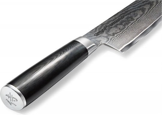 Samura Damascus Messer Nakiri aus Damaszener Stahl 18.3cm
