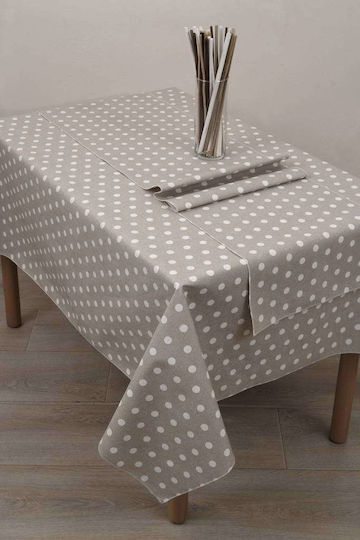 Viopros Vicky Σουπλά Υφασμάτινο Λευκό 50x35cm 2τμχ