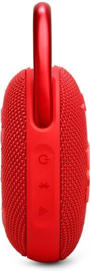 JBL Clip 5 Водоустойчиво Bluetooth високоговорител 7W с живот на батерията до 12 часа Червен