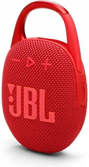 JBL Clip 5 Водоустойчиво Bluetooth високоговорител 7W с живот на батерията до 12 часа Червен