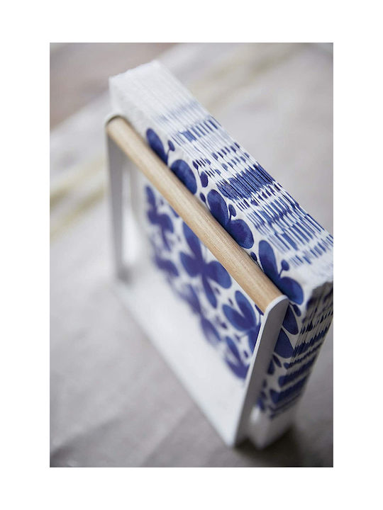 Yamazaki Χαρτοπετσετοθήκη Μεταλλική Λευκή 14.5x4.5x15cm 4412