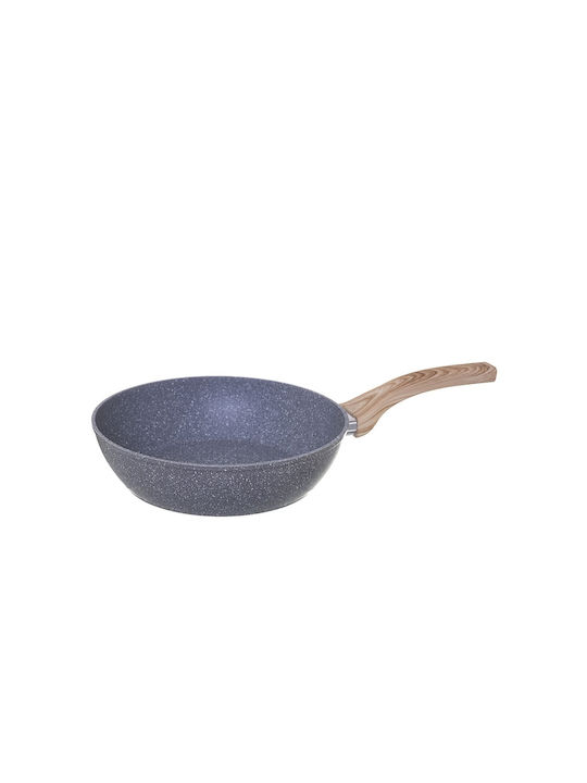Click Wok With Lid made of Aluminum with Non-Stick Coating 28cm