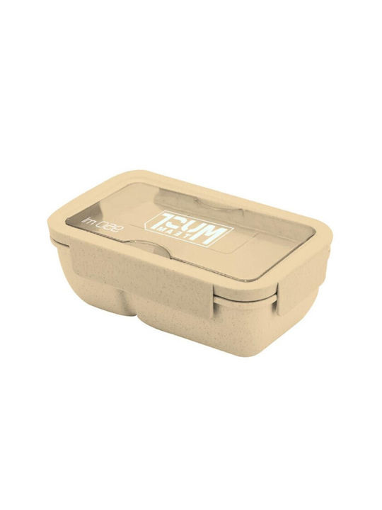 Must Team Lunchbox Kunststoff Yellow Geeignet für die Mikrowelle 950ml 1Stück