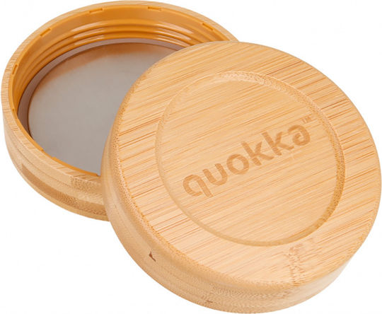 Quokka Deli Dark Flowers Δοχείο Φαγητού Γυάλινο Πολύχρωμο 500ml