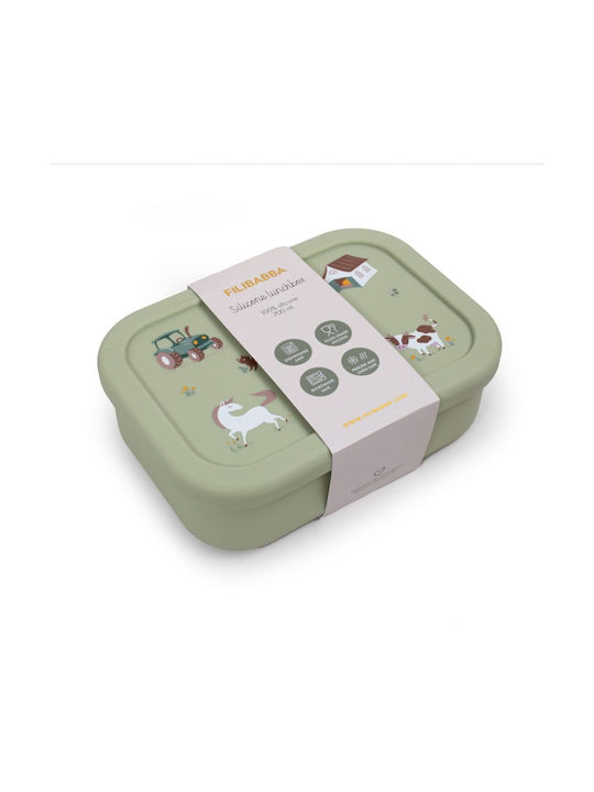 Green Green Silikon-Mittagsbox Mit Fächern 700ml