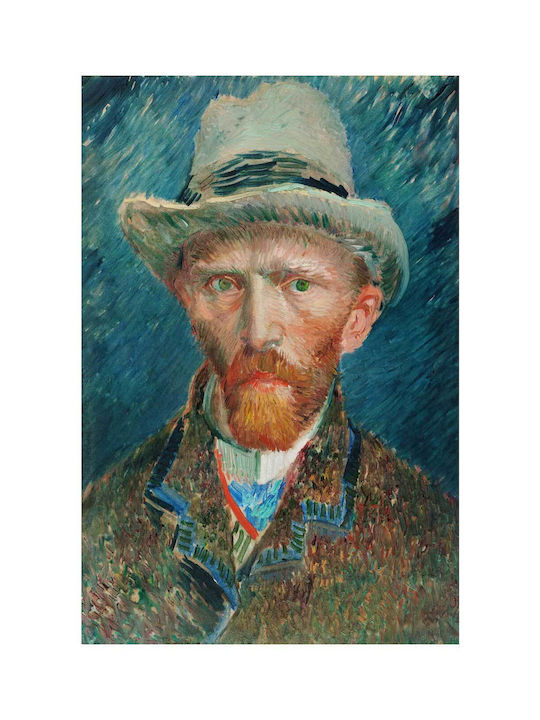 Self-portrait 1887 Painting Copy of Van Gogh on Canvas 40x65cm