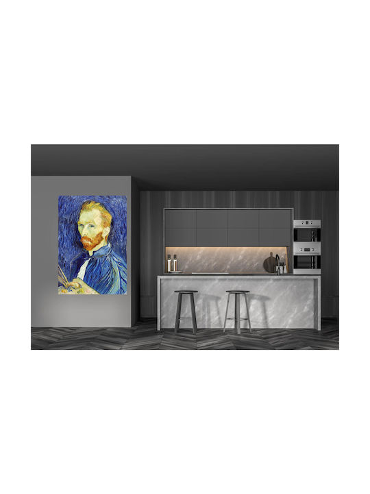 Self-portrait 1889 Painting Copy of Van Gogh on Canvas 40x50cm