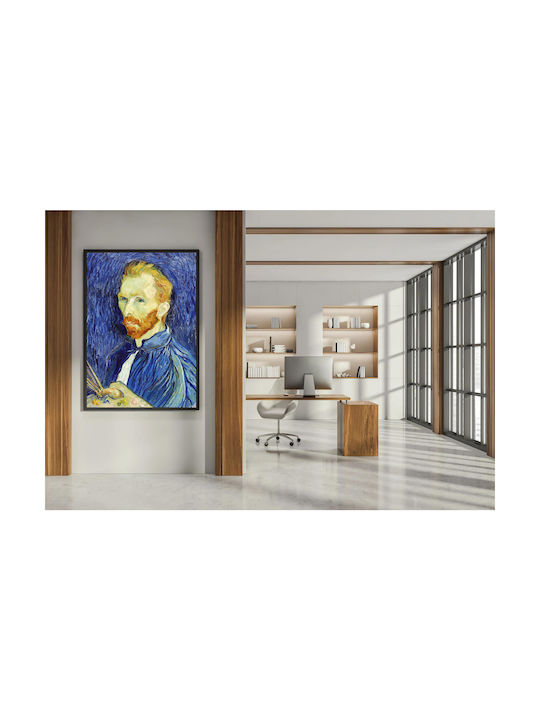 Self-portrait 1889 Painting Copy of Van Gogh on Canvas 40x50cm