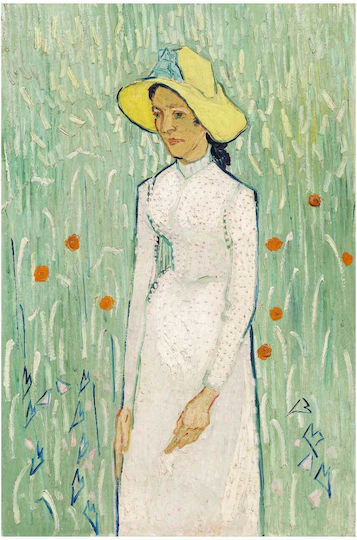Girl In White (1890) By Vincent Van Gogh 1 Painting Copy of Van Gogh on Canvas 100x150cm