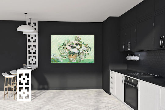 Roses 1890 Картина Копие на Ван Гог Платнен 65x40см
