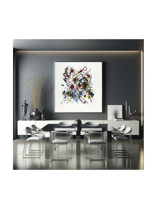 Lithographie Fur Die Gemälde auf Leinwand 130x130cm