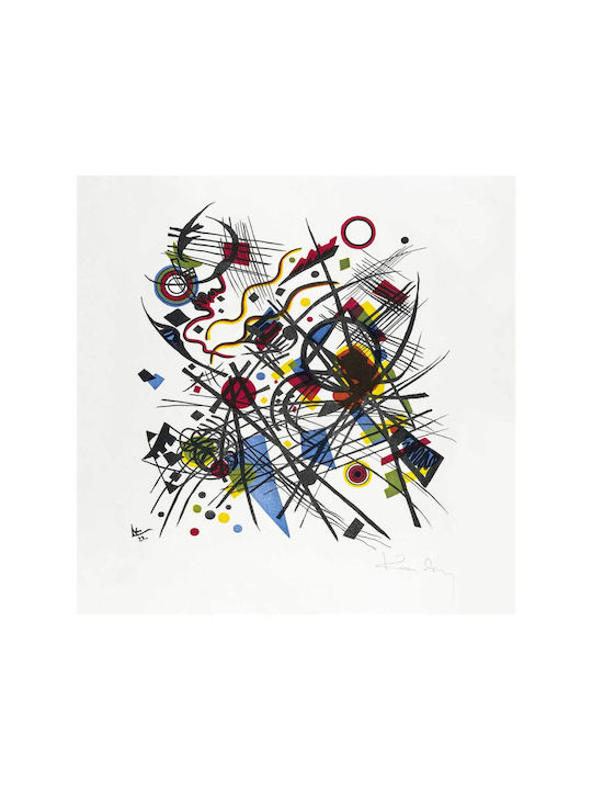Lithographie Fur Die Gemälde auf Leinwand 130x130cm