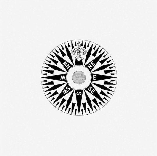 Marine Compass From The Rob Roy On The Jordan... Third Edition, Etc Published By John Murray (1870) Картина на Платно 120x120см