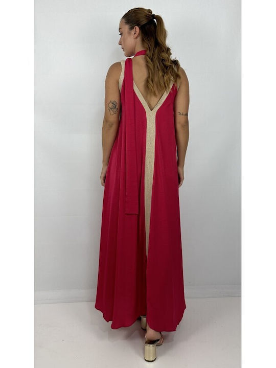 Moutaki Maxi Dress Fuchsia