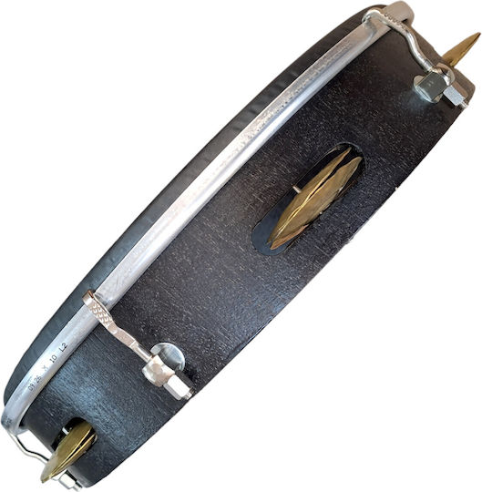 Epirus Black Plastic Hand Tambourine