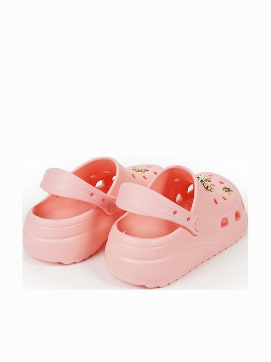 Piazza Shoes Femei Sabot Roz