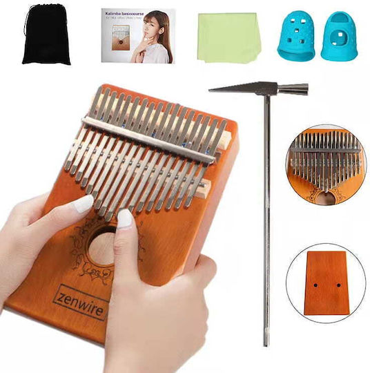 Zenwire Kalimba 17 Noten mit Lautsprecher