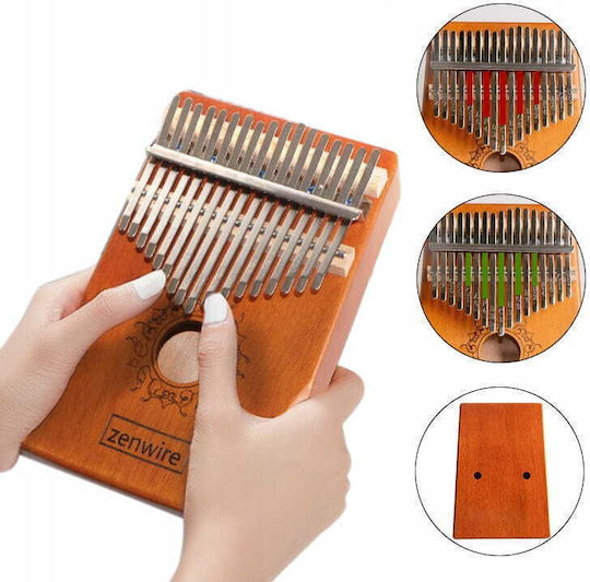 Zenwire Kalimba 17 Noten mit Lautsprecher