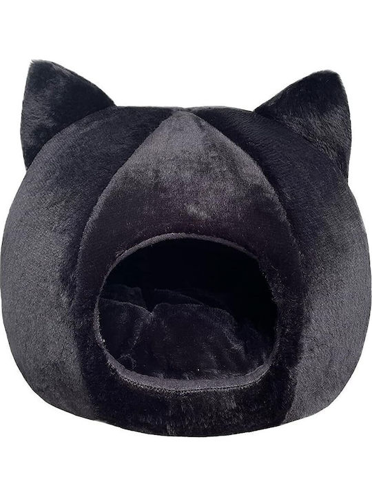 Kopfkissen für Hunde Rund Schwarz 40x40cm.