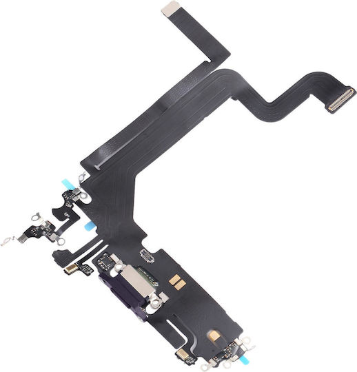 Iphone 14 Pro Max Charging Port Flex Cable Purple