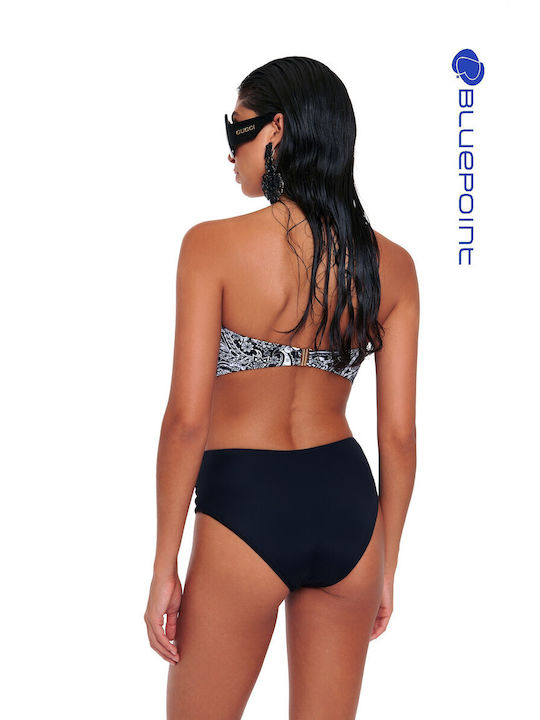 Bluepoint Bikini Bra with Adjustable Straps Black