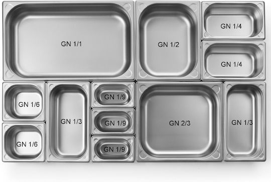 Hendi Stainless Steel Gastronorm GN1/1 H150mm