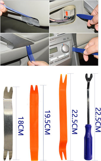 Tpster Tpster Upholstery Removal Tools Plastic Clip Set for Car 4 Pieces