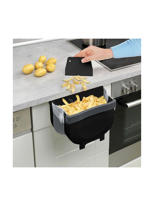 Wenko Wenko Waste Bin Plastic Black 5L