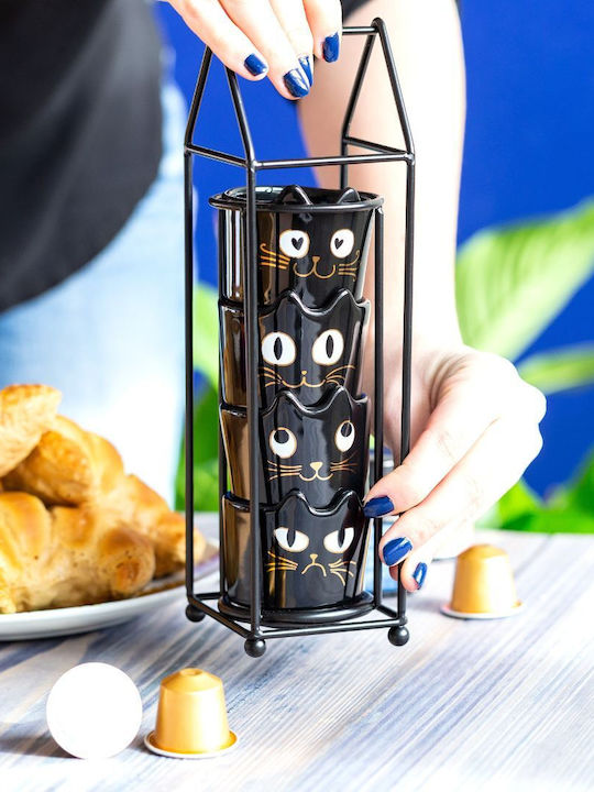 Pylones Φλιτζάνι Espresso από Πορσελάνη Λευκό 90ml