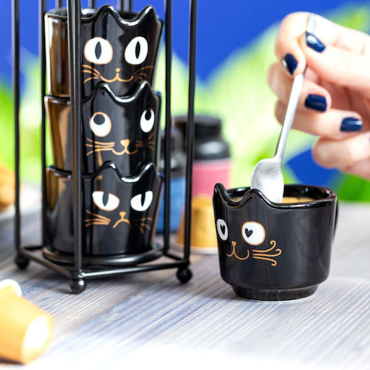 Pylones Φλιτζάνι Espresso από Πορσελάνη Λευκό 90ml