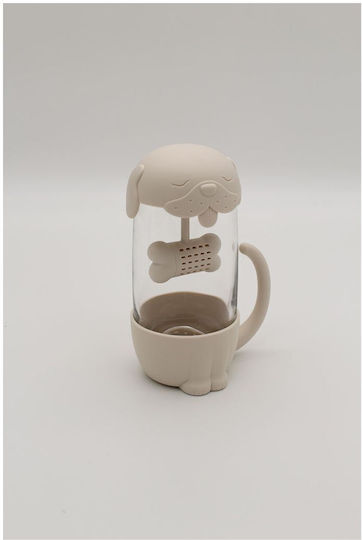 Winkee Cup Tea Glass White