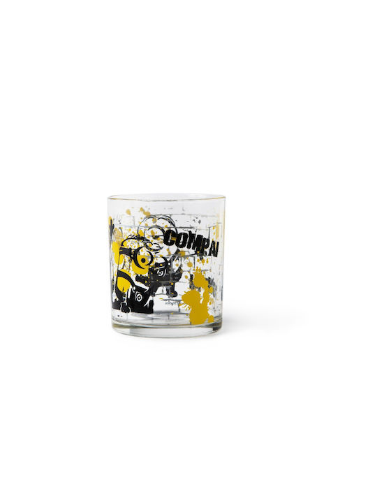Excelsa Set of Glasses Water made of Glass Minions 250ml 3pcs