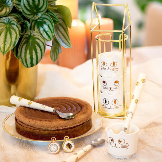 Pylones Φλιτζάνι Espresso από Πορσελάνη Λευκό 90ml