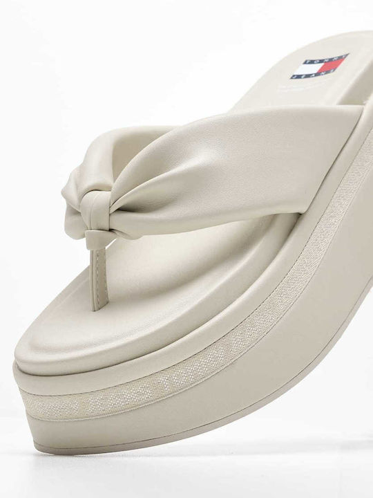 Tommy Hilfiger Women's Platform Shoes Beige