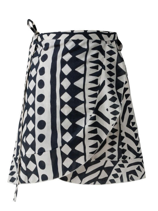 Kentia Women's Skirt Beachwear Black-white