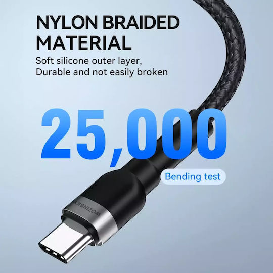 Wozinsky USB-C to Lightning Cable 30W Μαύρο 2m (WNBCL2)