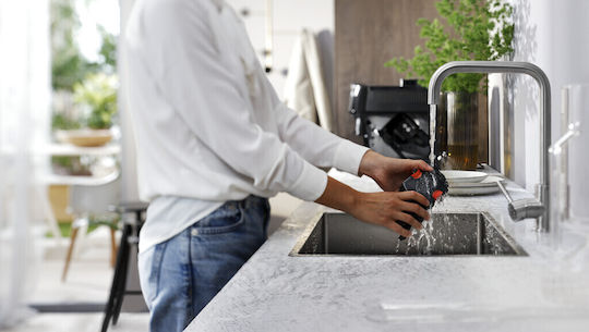 De'Longhi Magnifica Evo Αυτόματη Μηχανή Espresso 1450W Πίεσης 15bar για Cappuccino με Μύλο Άλεσης Ασημί ECAM290.81.TB