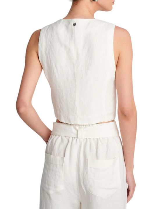 Attrattivo Short Women's Vest White